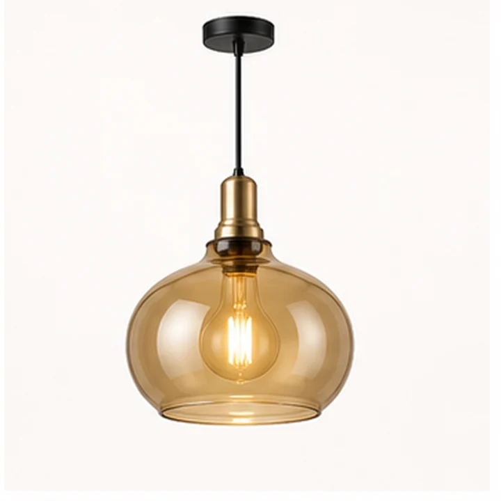 Đèn thả thủy tinh Amber Glow